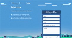 Desktop Screenshot of fxbet.com